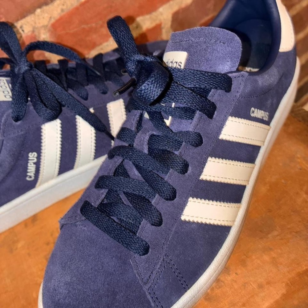 Adidas Campus trainers‎ in navy and white Skate Casual